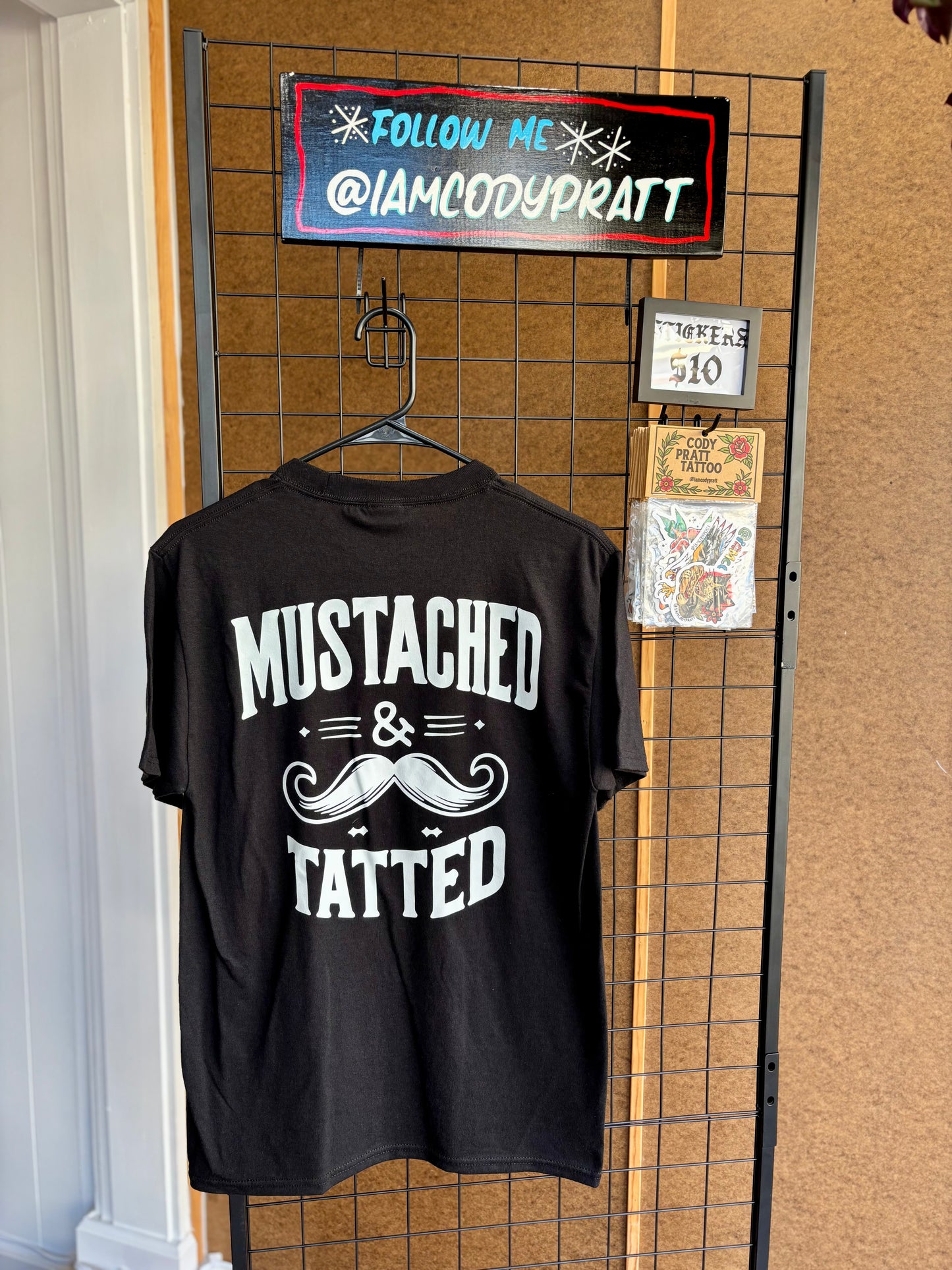 Mustached & Tatted T-Shirt